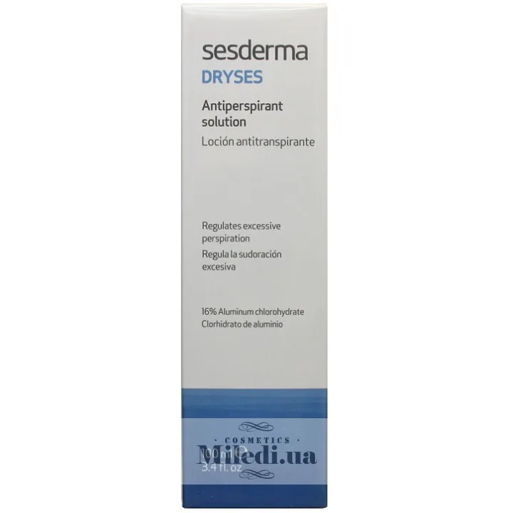 Дезодорант рідина проти поту у вигляді спрея Sesderma Laboratories Dryses Body Antitranspirant Solution 100 мл