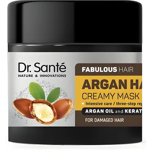 Крем-маска для волосся Dr.Sante Argan