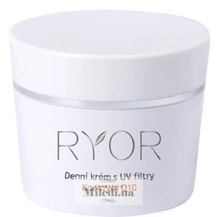Денний крем з коензимом Q10 і UV-фільтром Ryor Day Cream with UV Filters & Coenzyme 50 мл