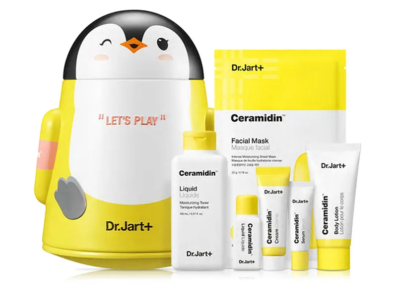 Набір для обличчя з керамідами 6 продуктів Dr. Jart+ Ceramidin Liquid Play Set