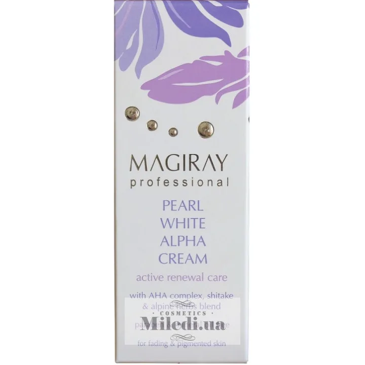 Перловий Альфа крем для обличчя Magiray Pearl White Alpha Cream