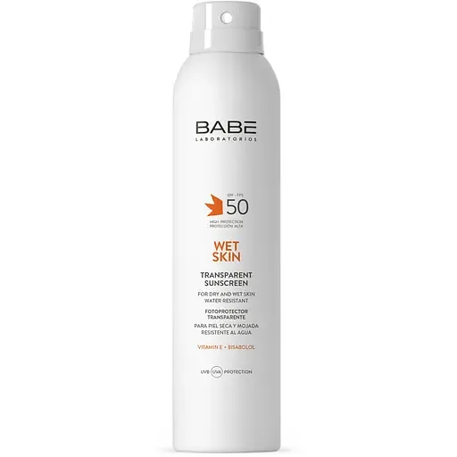 Сонцезахисний спрей Babe Laboratorios Sun Protection SPF 50+ водостійкий з прозорою текстурою 200 мл