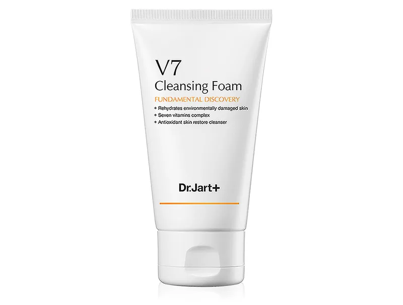 Пінка для вмивання обличчя з подвійним вітамінним комплексом Dr. Jart+ V7 Cleansing Foam Fundamental Discovery, 100мл