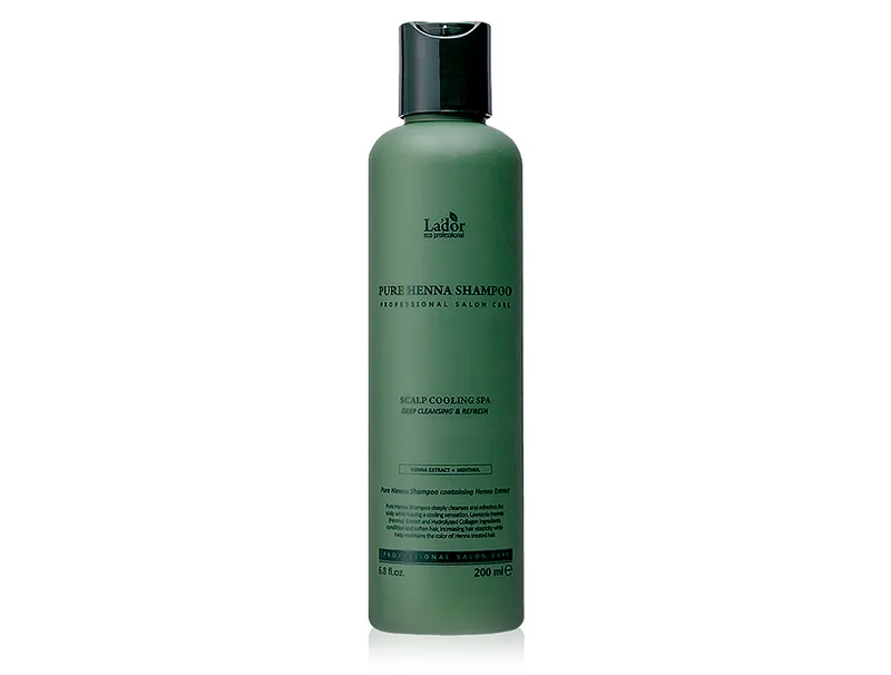 Шампунь із хною проти випадіння волосся Lador Pure Henna Shampoo, 200мл