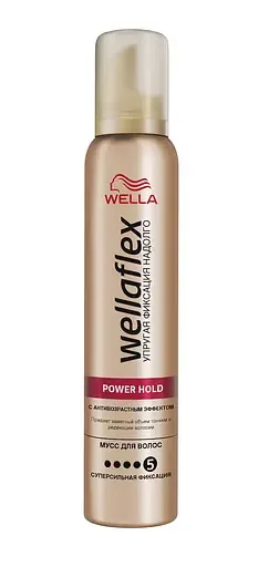 Мус для волосся Wellaflex з антивіковим ефектом Суперсильної фіксації, 200 мл