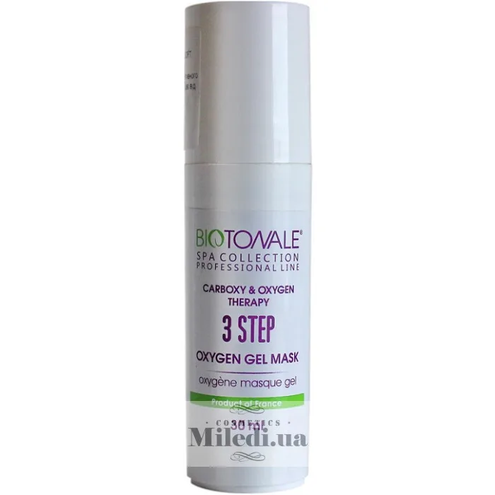 Киснева гель-маска для обличчя Biotonale Carboxy & Oxygen Therapy 3 Step Oxygen Gel Mask 30 мл