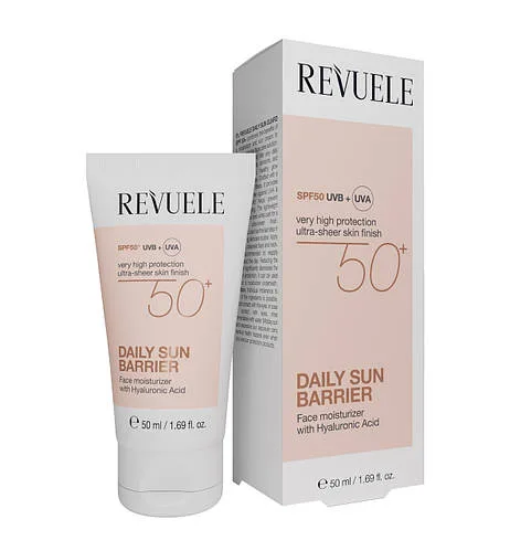 Сонцезахисний крем для обличчя Revuele Daily Sun Barrier Face Moisturizer SPF 50+ 50 мл