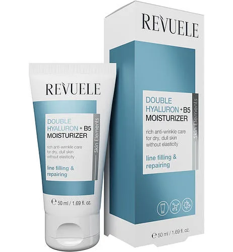 Зволожуючий крем для обличчя Revuele Double Hyaluron + B5 Moisturizer 50 мл