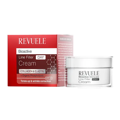 Крем-філер для обличчя денний з колагеном та еластином Revuele Bio Active Collagen & Elastin 50 мл