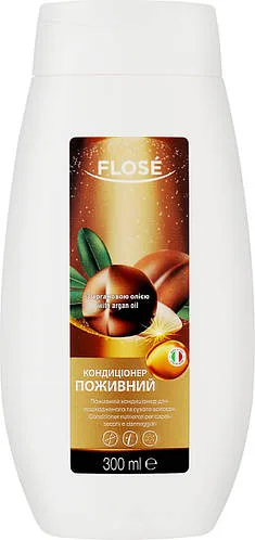 Живильний кондиціонер для сухого та пошкодженого волосся Flose Argan Oil 300 мл