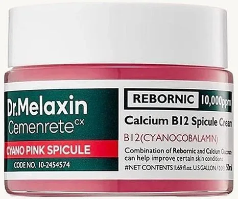 Крем для обличчя інтенсивно регенеруючий - Dr.Melaxin Cemenrete Cyano Pink Spicule Cream, 50 мл