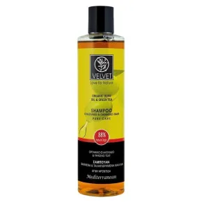 Шампунь для фарбованого і пошкодженого волосся Organic Olive & Green Tea