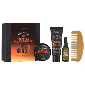 Набір для обличчя та бороди MG Thistle & Black Pepper Face & Beard Kit