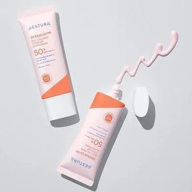 AESTURA Derma UV 365 Red Calming Tone-Up Sunscreen – сонцезахисний крем (мініатюра 10 мл)