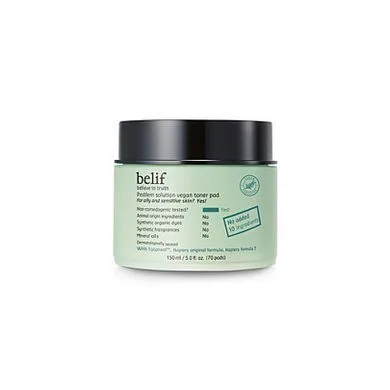 Belif Problem Solution Vegan Toner Pad – тонер-пади для проблемної шкіри 70 шт.