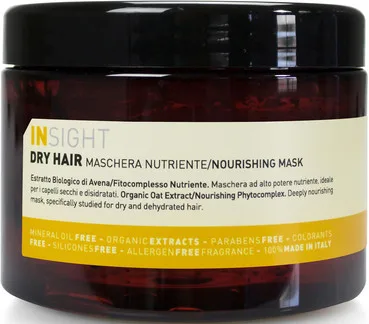 Поживна маска для сухого волосся