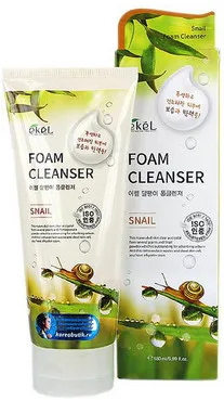 Пінка для вмивання з екстрактом секрету равлика Ekel Foam Cleanser Snail