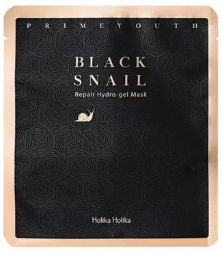 Гідрогелева маска з фільтратом чорного равлика Holika Holika Prime Youth Black Snail Repair Mask Sheet