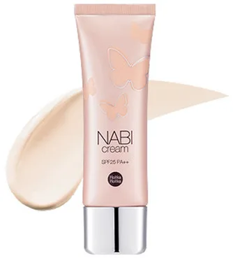 Крем - база для обличчя з світловідбиваючими частинками Holika Holika Nabi Cream Shiny SPF 25 PA++