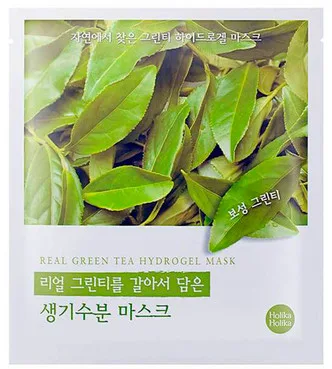 Маска для обличчя з зеленим чаєм Holika Holika Real Hydrogel Mask - Green Tea