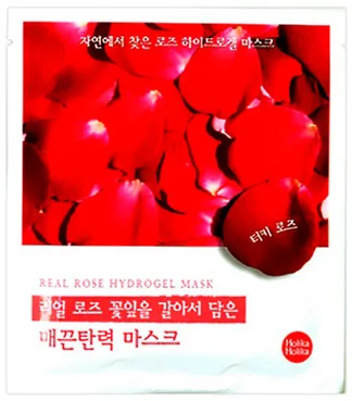 Маска для обличчя з трояндою Holika Holika Real HydroGel Mask - Rose