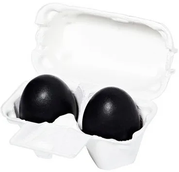 Мило - маска для обличчя з деревним вугіллям Holika Holika Charcoal Egg Soap