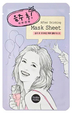 Маска тканинна Holika Holika After Drinking Mask Sheet Після вечірки, 18 мл