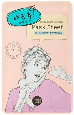 Тканинна маска після трудового робочого дня Holika Holika After Mask Sheet Night Overtime