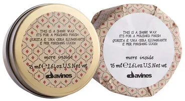 Віск для блиску і полірування волосся Davines More Inside Shine Wax