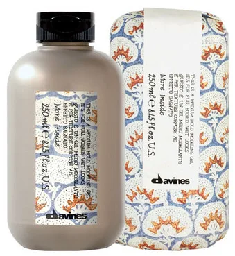 Моделюючий гель для створення ефекту мокрого волосся Davines More Inside Medium Hold Modelling Gel