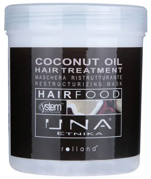 Маска для відновлення структури волосся Rolland UNA Hair Food Coconut Oil