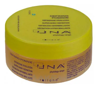 Воскова помадка для моделювання волосся середньої фіксації Rolland Una Defining Pomade