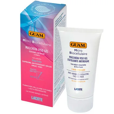Мікробіоклітинна гликолева маска для обличчя Guam Micro Biocellulaire Mask