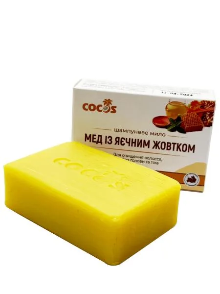 Шампуневе мило Мед із яєчним жовтком 130 гр