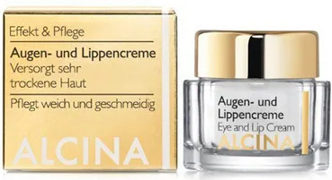 Антивіковий крем для повік і губ Alcina E Eye and Lip Cream