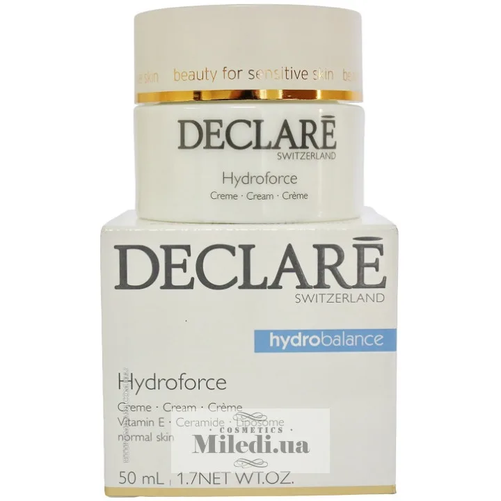 Денний ультразволожуючий крем для обличчя Declare Hydroforce Cream 50 мл