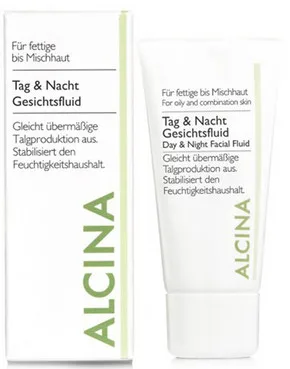 Денний і нічний флюїд для жирної шкіри Alcina FM Day And Night Facial Fluid