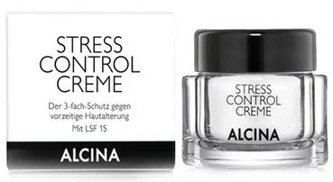 Крем для захисту шкіри обличчя Alcina Stress Control Creme SPF 15