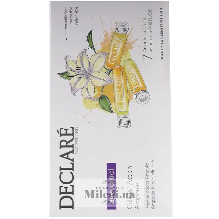 Антивіковий концентрат Кліткове дихання Declare Age Control Cellular Action Ampoule 7х2,5 мл