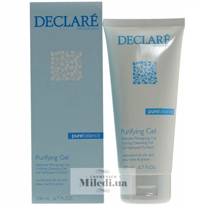 Гель для вмивання жирної шкіри обличчя Declare Purifying Cleansing Gel 200 мл