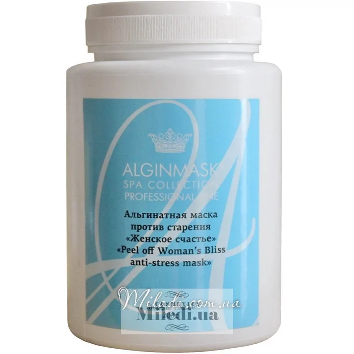 Альгінатна маска відновлююча Антистрес Elitecosmetic Alginmask Peel Woman`s Bliss Antistress Mask