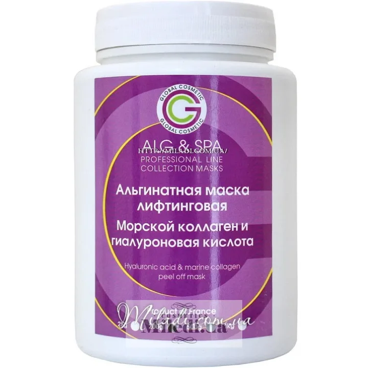 Альгінатна маска Гіалуронова кислота і морський колаген ALG & SPA Hyaluronic Acid & Marine Collagen Peel off Mask