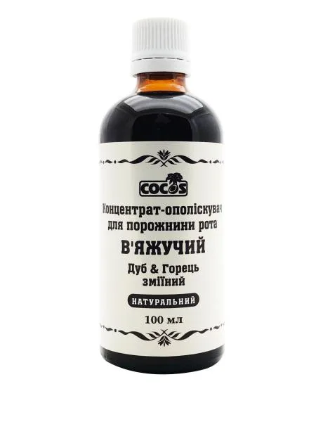 Концентрат-ополіскувач для ротової порожнини в'яжучий Дуб & Горець зміїний 100 мл
