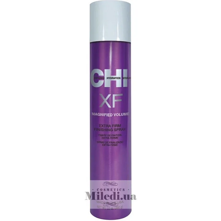 Швидковисихаючий вологостійкий лак екстра сильної фіксації CHI Magnified Volume Finishing Spray 300 мл