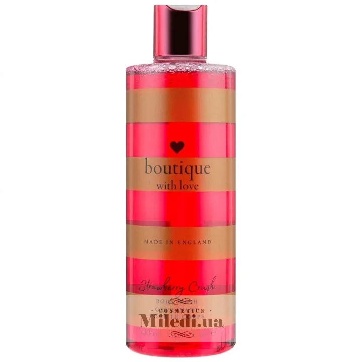 Гель для душу Полуниця Grace Cole Boutique with Love Strawberry Crush Body Wash 500 мл