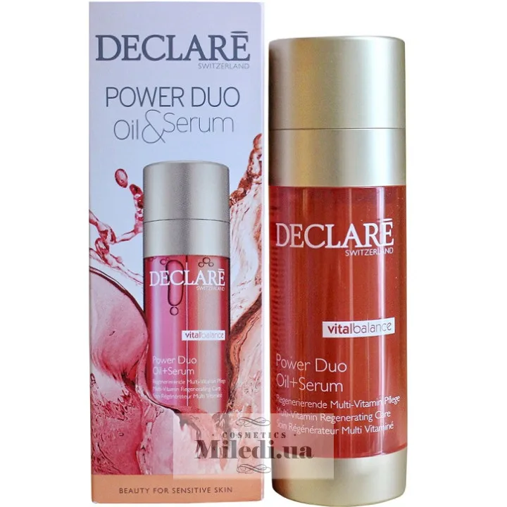 Двофазний засіб Олія + сироватка Declare Vital Balance Power Duo Oil + Serum 2х20 мл