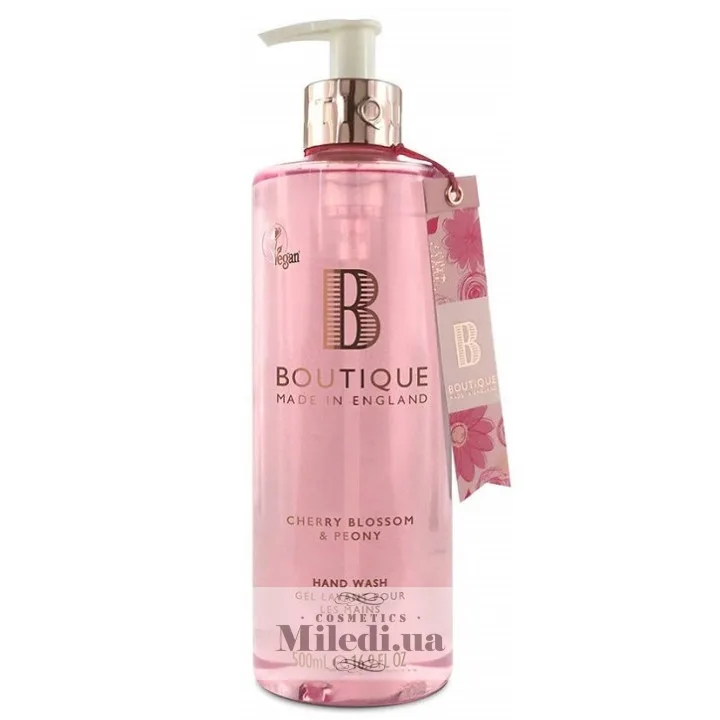 Рідке мило для рук Вишневий цвіт і півонія Grace Cole Boutique Cherry Blossom & Peony Hand Wash 500 мл