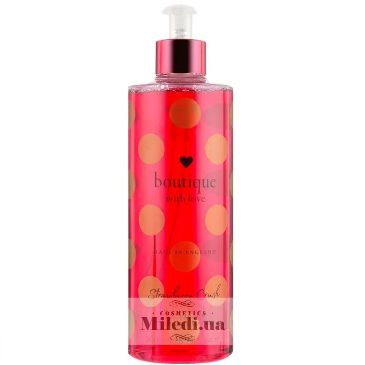 Рідке мило для рук Полуниця Grace Cole Boutique with Love Strawberry Crush Hand Wash 500 мл