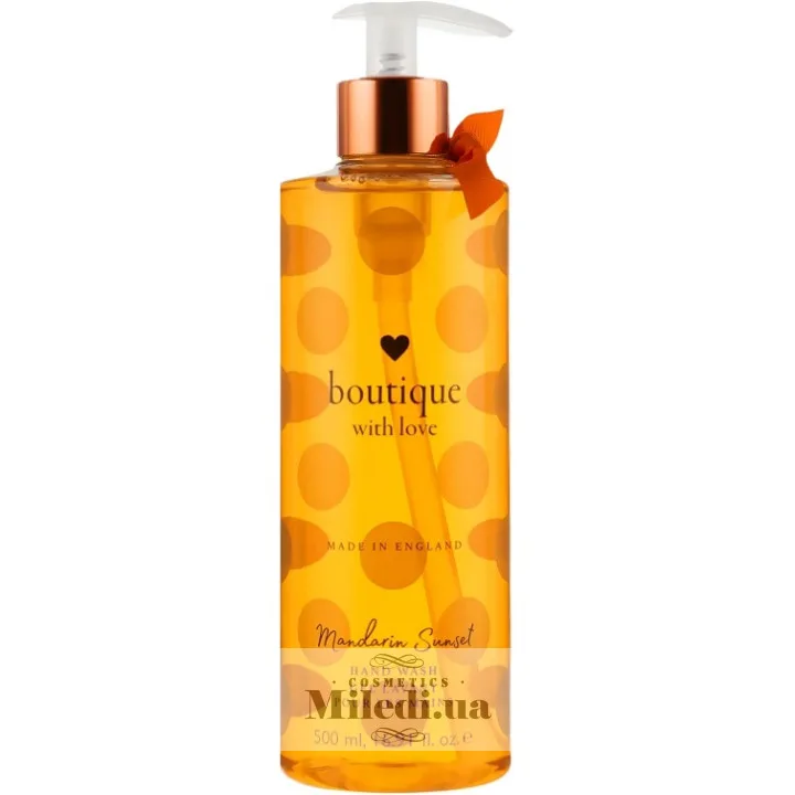 Рідке мило для рук Мандариновий захід Grace Cole Boutique with Love Mandarin Sunset Hand Wash 500 мл