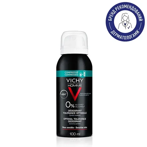 Дезодорант Vichy (Віши) 48 годин для чоловіків оптимальний комфорт чутливої шкіри 100 мл